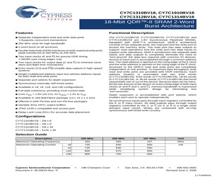 CY7C1310BV18-200BZC.pdf