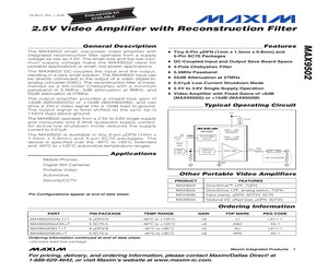 MAX9502GAAL+.pdf