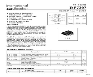 IRF7307TRPBF/BKN.pdf