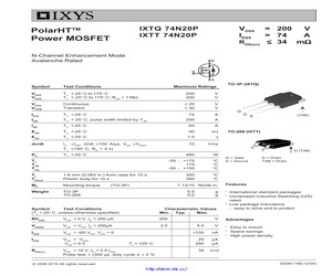 IXTQ74N20P.pdf