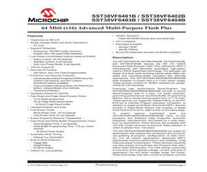 SST38VF6401B-70I/TV.pdf