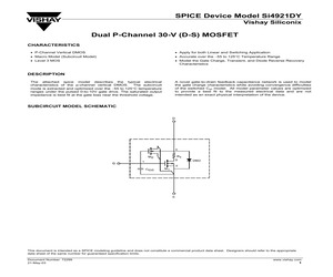 SI4921DY SPICE DEVICE MODEL.pdf