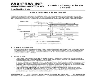 V.22BIS CALL SETUP WITH THE CMX868.pdf